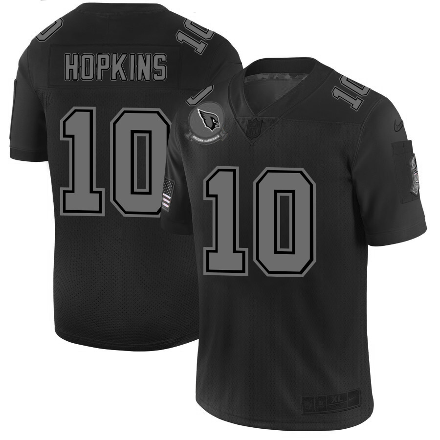 Arizona Cardinals #10 DeAndre Hopkins Men's Black 2019 Salute To Service Limited Stitched Jersey cheap jerseys for sale - CheapJerseys.Shop