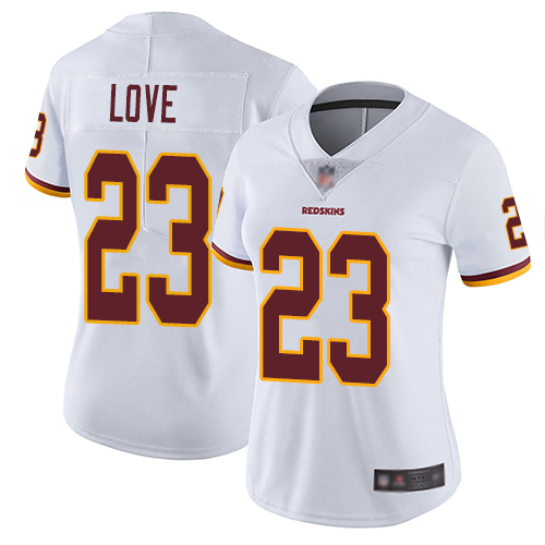 Washington Commanders #23 Bryce Love White Women's Stitched Vapor Untouchable Limited Jersey Womens cheap jerseys for sale - CheapJerseys.Shop