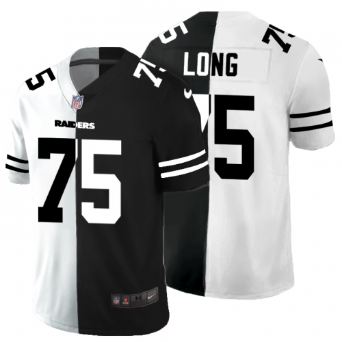 Las Vegas Las Vegas Raiders #75 Howie Long Men's Black V White Peace Split Vapor Untouchable Limited Jersey Men's cheap jerseys for sale - CheapJerseys.Shop