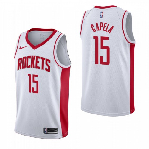 Houston Houston Rockets #15 Clint Capela Mens 2019-20 Association Edition White Stitched Jersey Mens cheap jerseys for sale - CheapJerseys.Shop