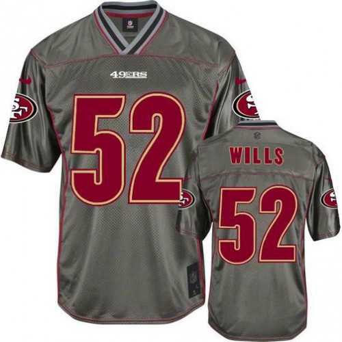 San Francisco 49ers #52 Patrick Willis Grey Youth Stitched Elite Vapor Jersey Youth cheap jerseys for sale - CheapJerseys.Shop