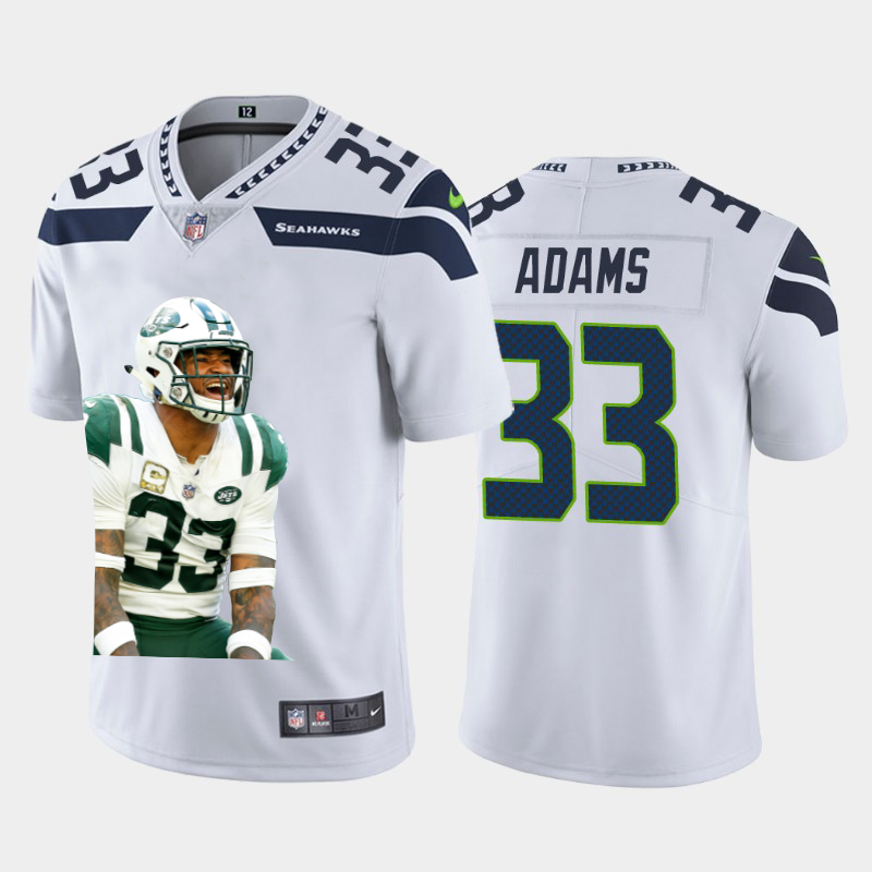 Seattle Seahawks #33 Jamal Adams Team Hero 1 Vapor Limited 100 Jersey White cheap jerseys for sale - CheapJerseys.Shop