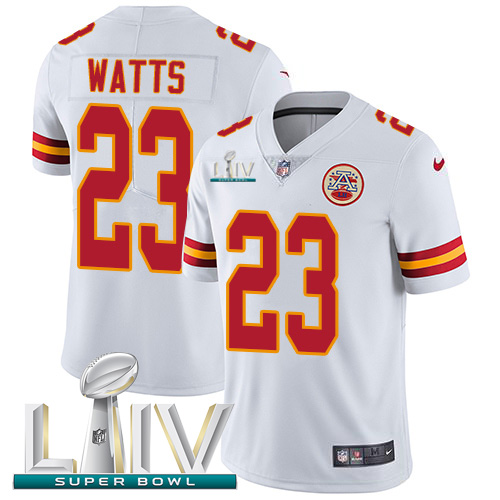 Kansas City Chiefs #23 Armani Watts White Super Bowl LIV 2020 Men's Stitched Vapor Untouchable Limited Jersey Men's cheap jerseys for sale - CheapJerseys.Shop