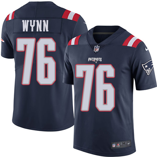 New England Patriots #76 Isaiah Wynn Navy Blue Youth Stitched Limited Rush Jersey Youth cheap jerseys for sale - CheapJerseys.Shop