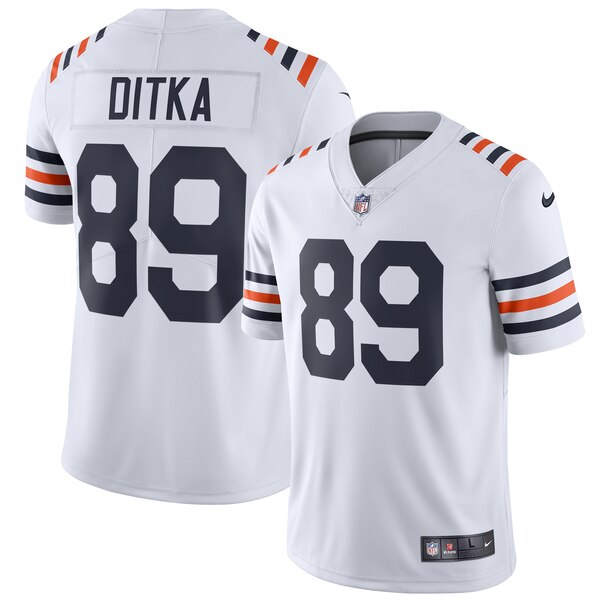 Bears #89 Mike Ditka White Men's 2019 Alternate Classic Retired Stitched Vapor Untouchable Limited Jersey cheap jerseys for sale - CheapJerseys.Shop