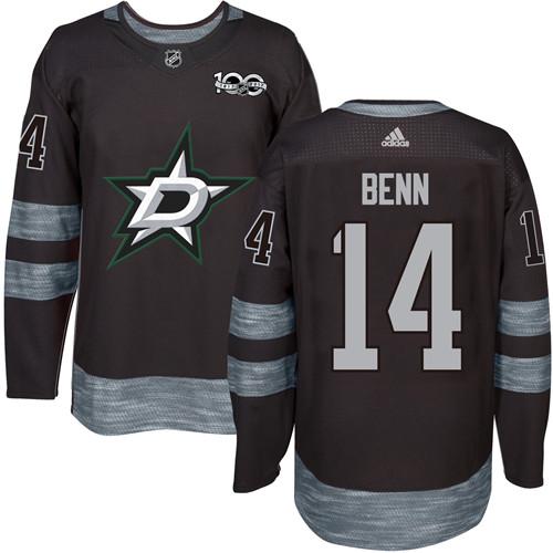 Dallas Stars #14 Jamie Benn Black 1917-2017 100th Anniversary Stitched Jersey Men's cheap jerseys for sale - CheapJerseys.Shop