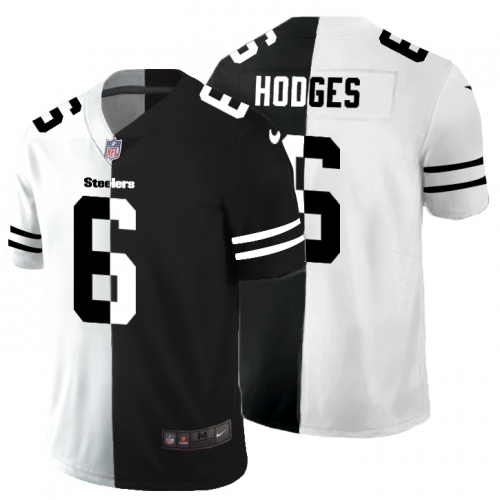 Pittsburgh Pittsburgh Steelers #6 Devlin Hodges Men's Black V White Peace Split Vapor Untouchable Limited Jersey Men's cheap jerseys for sale - CheapJerseys.Shop