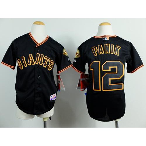 San Francisco Giants #12 Joe Panik Black Cool Base Stitched Youth Jersey Youth cheap jerseys for sale - CheapJerseys.Shop