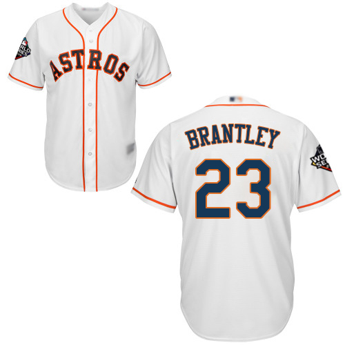 Houston Astros #23 Michael Brantley White New Cool Base 2019 World Series Bound Stitched Jersey Men's cheap jerseys for sale - CheapJerseys.Shop