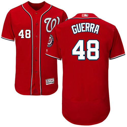 Washington Nationals #48 Javy Guerra Red Flexbase Authentic Collection Stitched Jersey Men's cheap jerseys for sale - CheapJerseys.Shop