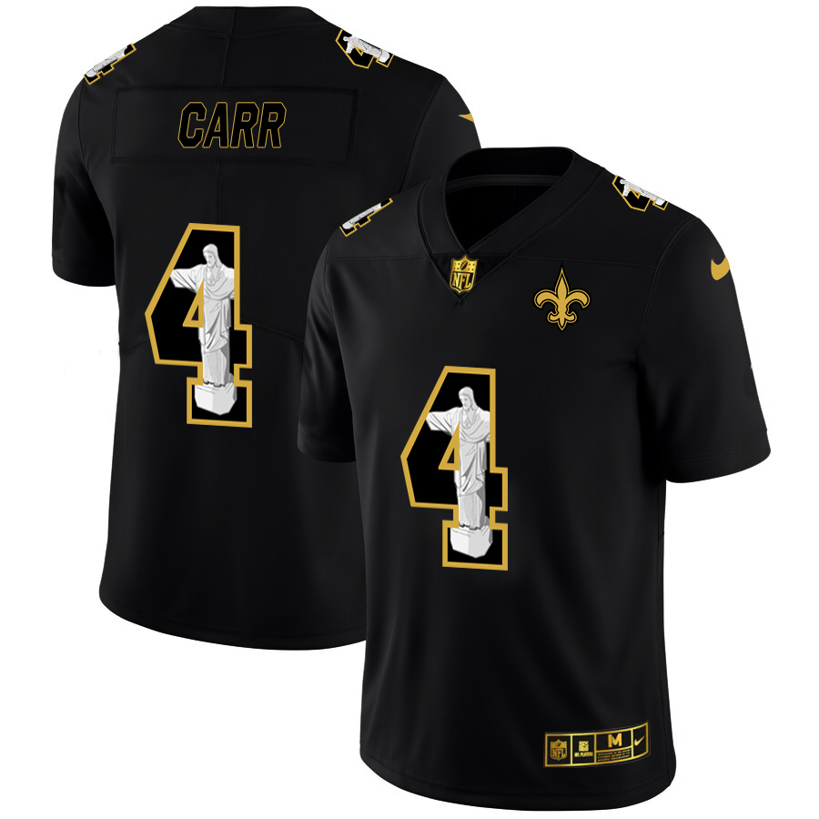 New Orleans Saints #4 Derek Carr Carbon Black Vapor Cristo Redentor Limited Jersey cheap jerseys for sale - CheapJerseys.Shop