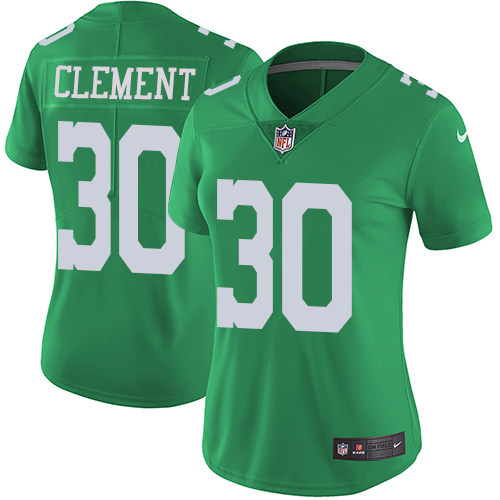 Philadelphia Eagles #30 Corey Clement Green Women's Stitched Limited Rush Jersey Womens cheap jerseys for sale - CheapJerseys.Shop