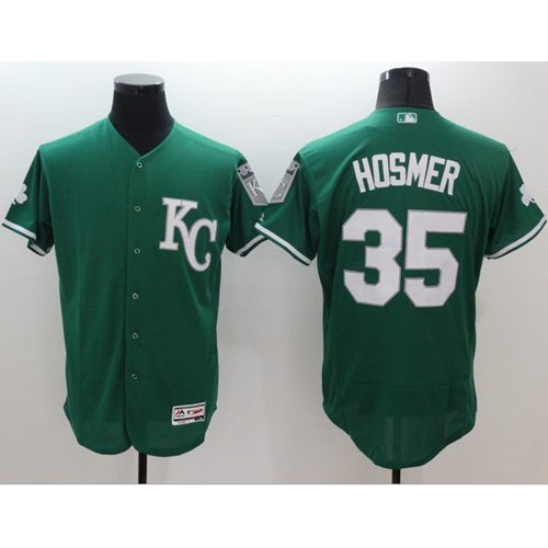 Kansas City Royals #35 Eric Hosmer Green Celtic Flexbase Authentic Collection Stitched Jersey Men's cheap jerseys for sale - CheapJerseys.Shop