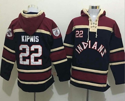 Guardians #22 Jason Kipnis Black Sawyer Hooded Sweatshirt Hoodie cheap jerseys for sale - CheapJerseys.Shop