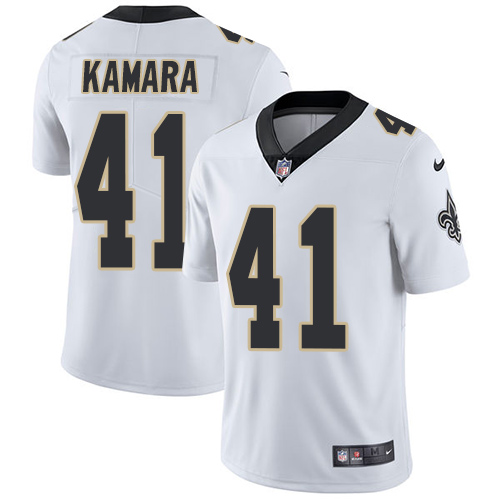 Saints #41 Alvin Kamara White Men's Stitched Vapor Untouchable Limited Jersey cheap jerseys for sale - CheapJerseys.Shop