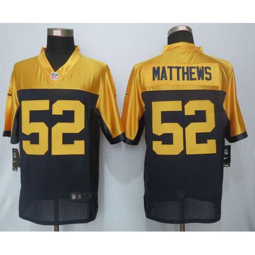 Green Bay Packers #52 Clay Matthews Navy Blue Alternate Men's Stitched New Limited Jersey Men's cheap jerseys for sale - CheapJerseys.Shop