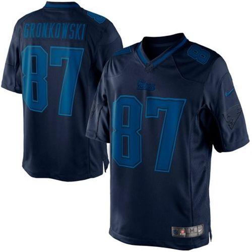 New England Patriots #87 Rob Gronkowski Navy Blue Men's Stitched Drenched Limited Jersey Men's cheap jerseys for sale - CheapJerseys.Shop