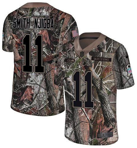 Seahawks #11 Jaxon Smith-Njigba Camo Men's Stitched Limited Rush Realtree Jersey cheap jerseys for sale - CheapJerseys.Shop