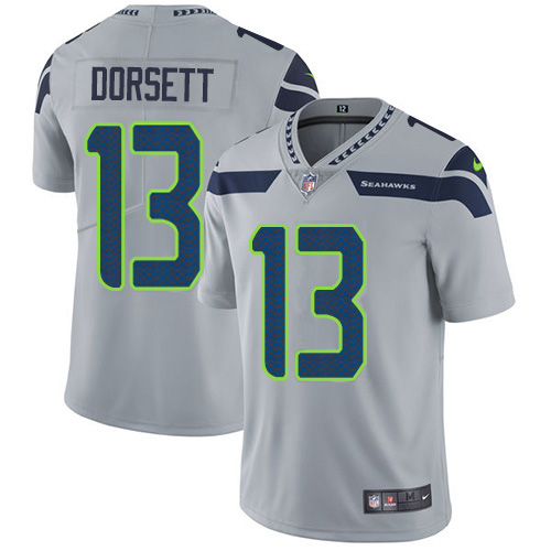Seattle Seahawks #13 Phillip Dorsett Grey Alternate Youth Stitched Vapor Untouchable Limited Jersey Youth cheap jerseys for sale - CheapJerseys.Shop