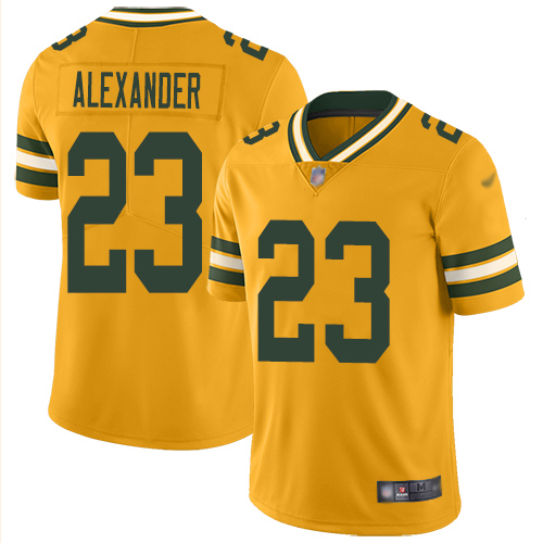 Packers #23 Jaire Alexander Gold Men's Stitched Limited Inverted Legend Jersey cheap jerseys for sale - CheapJerseys.Shop