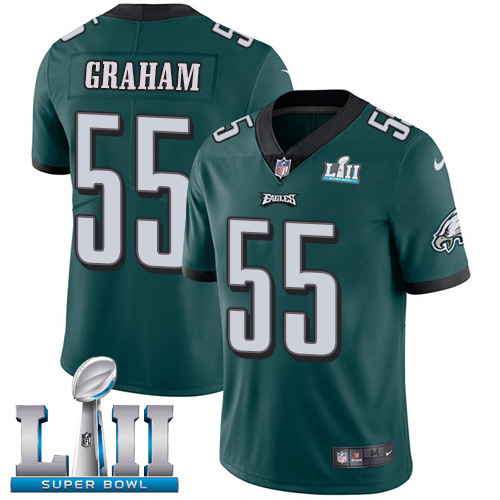 Eagles #55 Brandon Graham Midnight Green Team Color Super Bowl LII Youth Stitched Vapor Untouchable Limited Jersey cheap jerseys for sale - CheapJerseys.Shop