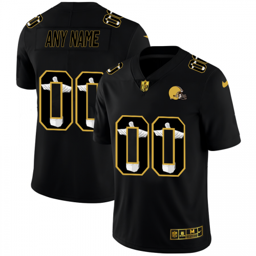 Cleveland Browns Custom Men's Carbon Black Vapor Cristo Redentor Limited Jersey cheap jerseys for sale - CheapJerseys.Shop