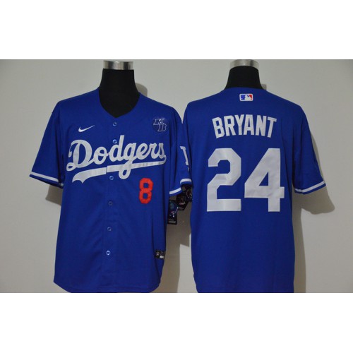 Los Angeles Los Angeles Dodgers #8 #24 Kobe Bryant Men's Royal Cool Base 2020 KB Patch Jersey Men's cheap jerseys for sale - CheapJerseys.Shop