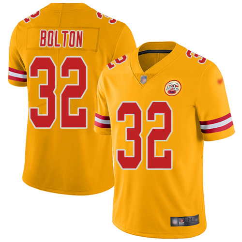 Chiefs #32 Nick Bolton Gold Men's Stitched Limited Inverted Legend Jersey cheap jerseys for sale - CheapJerseys.Shop