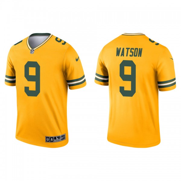 Men's Youth Women's Packers #9 Christian Watson Gold Stitched Limited Inverted Legend Jersey cheap jerseys for sale - CheapJerseys.Shop