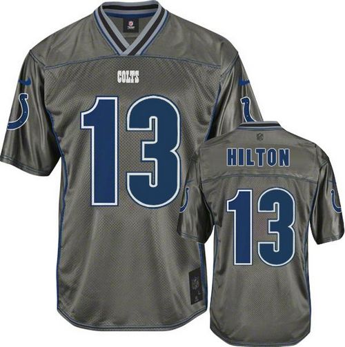 Colts #13 T.Y. Hilton Grey Youth Stitched Elite Vapor Jersey cheap jerseys for sale - CheapJerseys.Shop