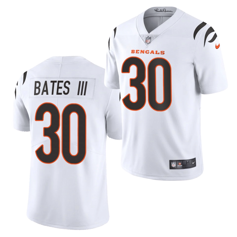 Bengals #30 Jessie Bates White Men's Vapor Limited Jersey cheap jerseys for sale - CheapJerseys.Shop