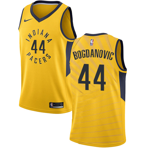 Indiana Pacers #44 Bojan Bogdanovic Gold Youth Swingman Statement Edition Jersey Youth cheap jerseys for sale - CheapJerseys.Shop