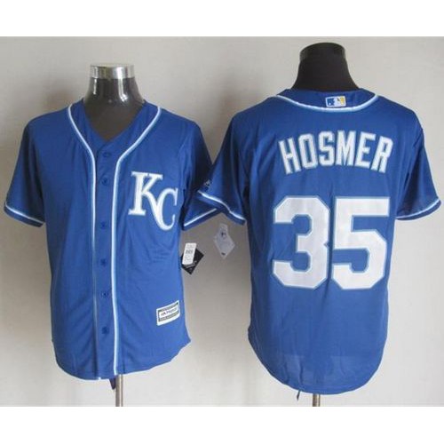 Kansas City Royals #35 Eric Hosmer Blue Alternate 2 New Cool Base Stitched Jersey Men's cheap jerseys for sale - CheapJerseys.Shop