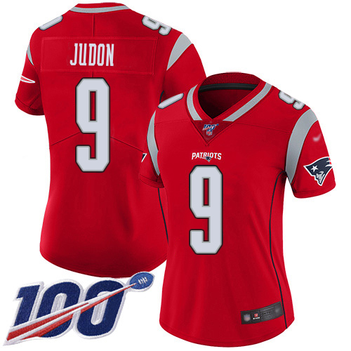 Patriots #9 Matt Judon Red Women's Stitched Limited Inverted Legend 100th Season Jersey cheap jerseys for sale - CheapJerseys.Shop