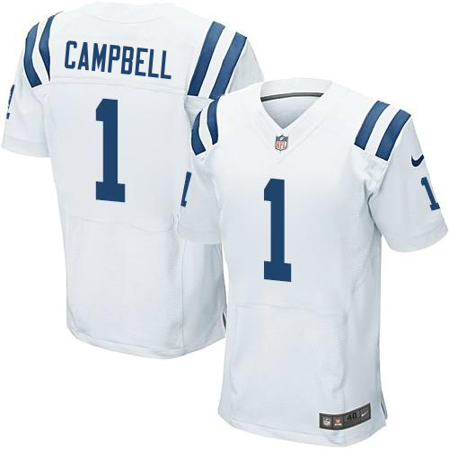 Colts #1 Parris Campbell White Men's Stitched Elite Jersey cheap jerseys for sale - CheapJerseys.Shop
