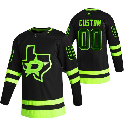Dallas Stars Custom Black Men's 2020-21 Alternate Authentic Player Jersey cheap jerseys for sale - CheapJerseys.Shop