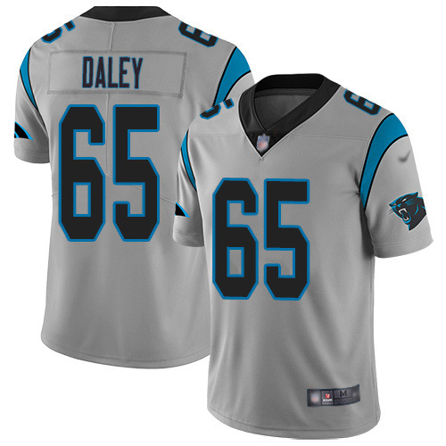 Carolina Panthers #65 Dennis Daley Silver Men's Stitched Limited Inverted Legend Jersey Men's cheap jerseys for sale - CheapJerseys.Shop