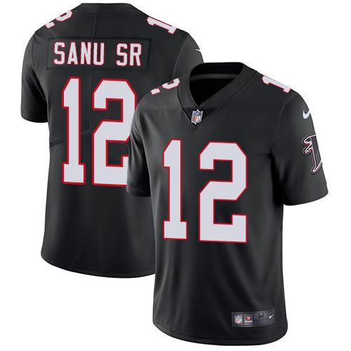 Atlanta Falcons #12 Mohamed Sanu Sr Black Alternate Youth Stitched Vapor Untouchable Limited Jersey Youth cheap jerseys for sale - CheapJerseys.Shop