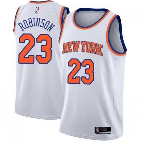 New York Knicks #23 Mitchell Robinson White Swingman Association Edition Jersey Mens cheap jerseys for sale - CheapJerseys.Shop