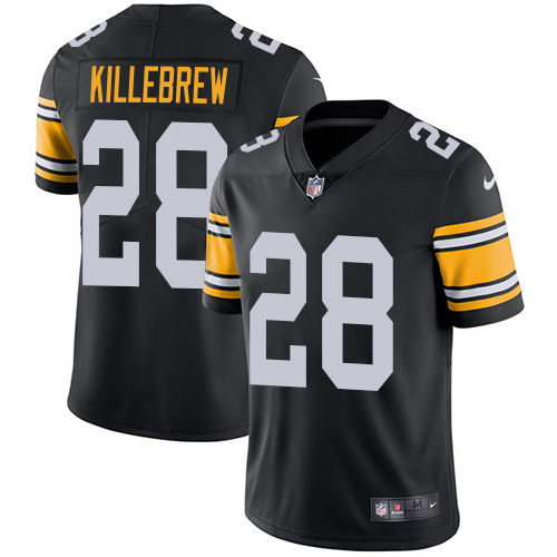 Steelers #28 Miles Killebrew Black Alternate Men's Stitched Vapor Untouchable Limited Jersey cheap jerseys for sale - CheapJerseys.Shop