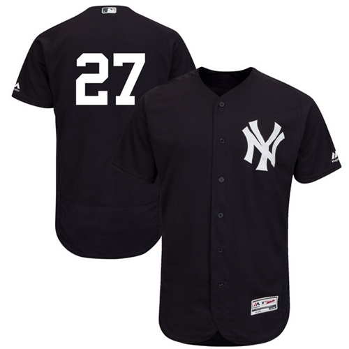 New York Yankees #27 Giancarlo Stanton Navy Blue Flexbase Authentic Collection Stitched Jersey Men's cheap jerseys for sale - CheapJerseys.Shop