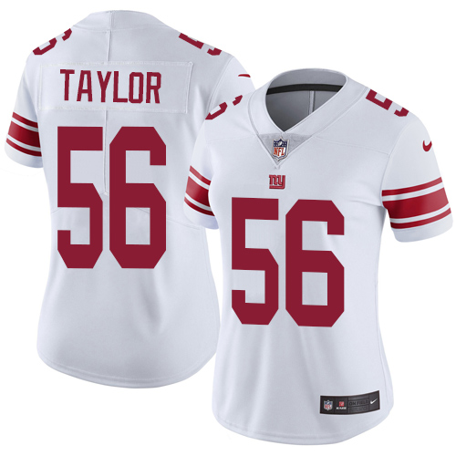 Giants #56 Lawrence Taylor White Women's Stitched Vapor Untouchable Limited Jersey cheap jerseys for sale - CheapJerseys.Shop