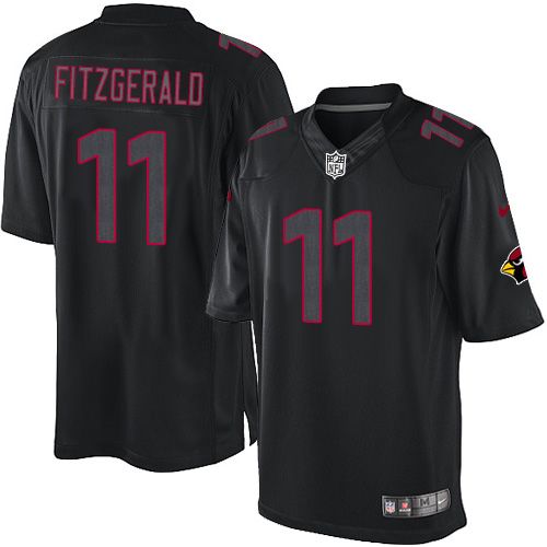 Cardinals #11 Larry Fitzgerald Black Men's Stitched Impact Limited Jersey cheap jerseys for sale - CheapJerseys.Shop