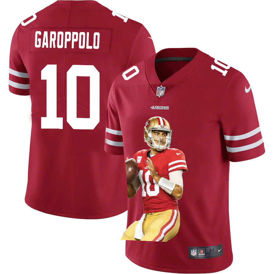 San Francisco 49ers #10 Jimmy Garoppolo Team Hero 2 Vapor Limited Jersey Red cheap jerseys for sale - CheapJerseys.Shop