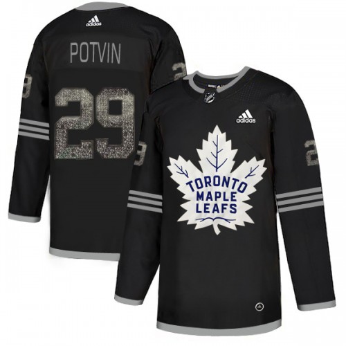 Maple Toronto Maple Leafs #29 Felix Potvin Black Authentic Classic Stitched Jersey Men's cheap jerseys for sale - CheapJerseys.Shop
