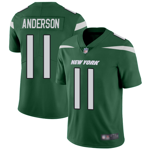 New York Jets #11 Robby Anderson Green Team Color Men's Stitched Vapor Untouchable Limited Jersey Men's cheap jerseys for sale - CheapJerseys.Shop