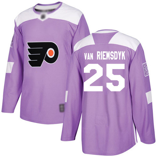 Philadelphia Flyers #25 James Van Riemsdyk Purple Authentic Fights Cancer Stitched Jersey Men's cheap jerseys for sale - CheapJerseys.Shop