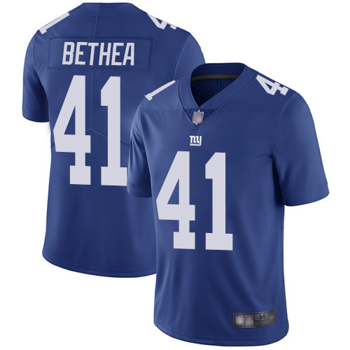 New York Giants #41 Antoine Bethea Royal Blue Team Color Men's Stitched Vapor Untouchable Limited Jersey Men's cheap jerseys for sale - CheapJerseys.Shop