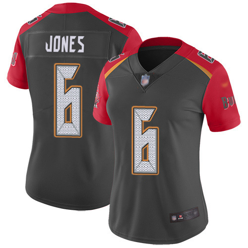Buccaneers #6 Julio Jones Gray Women's Stitched Limited Inverted Legend Jersey cheap jerseys for sale - CheapJerseys.Shop
