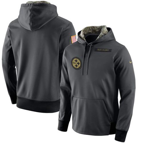 Men's Pittsburgh Steelers Anthracite Salute To Service Player Performance Hoodie cheap jerseys for sale - CheapJerseys.Shop